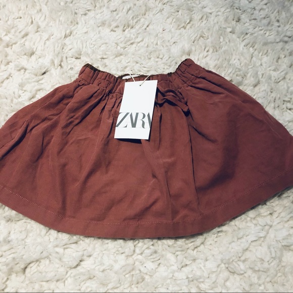 NWT Zara Toddler Girl Dusty Pink skirt 3/4 - Picture 1 of 3